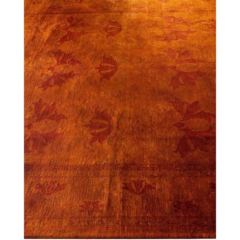 Vibrance, One-of-a-Kind Hand-Knotted Area Rug - Gold, 6' 2" x 9' 1" - 6' 2" x 9' 1"
