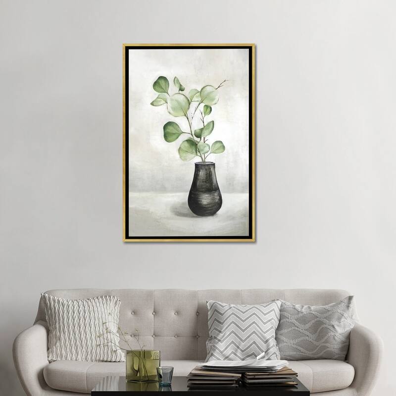 iCanvas "Quiet Zen I" by Eva Watts Framed Canvas Print