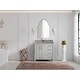 preview thumbnail 103 of 128, Willow Collections 36 in x 22 Aberdeen Freestanding Left Offset Sink Bathroom Vanity with Quartz or Marble Countertop