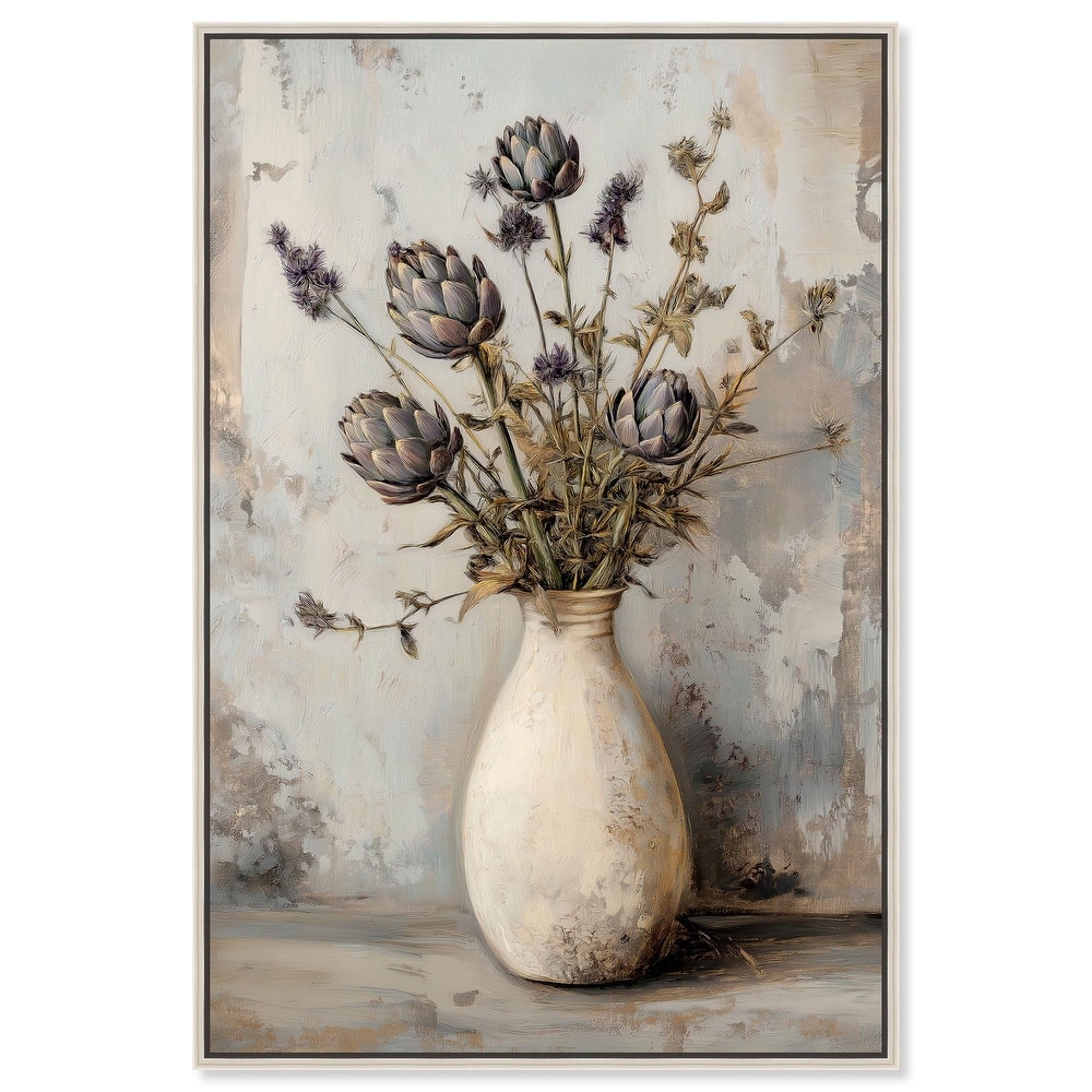 Artichoke Glory Canvas by Art Remedy