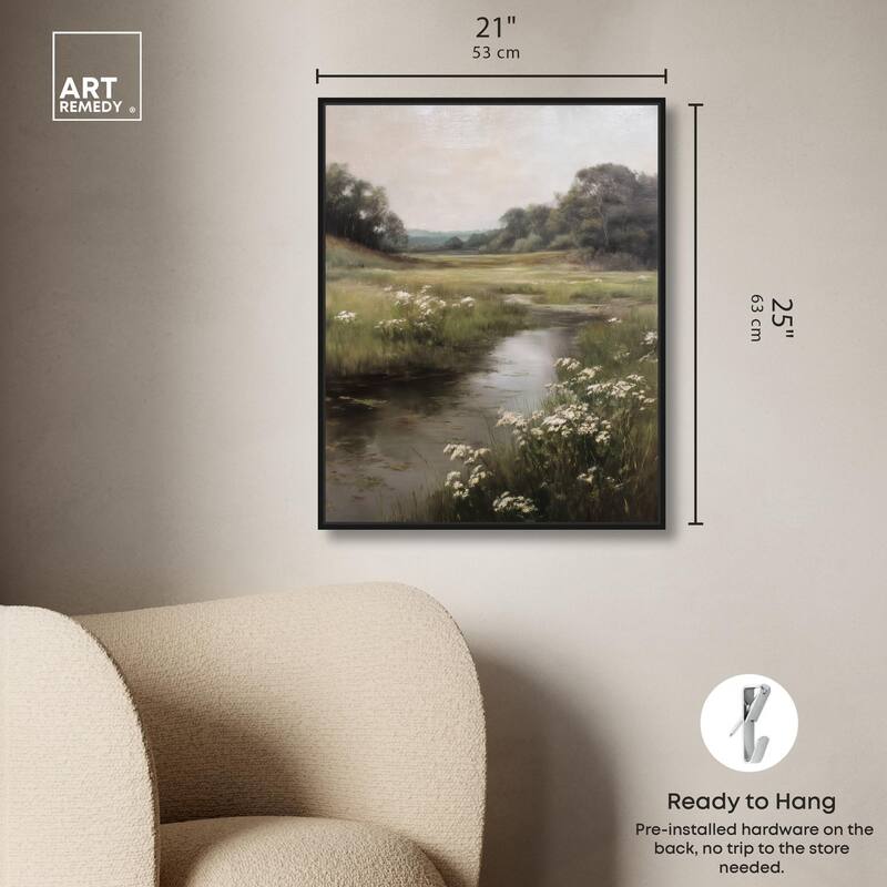 Quiet Waters Canvas by Art Remedy