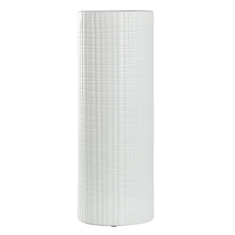 Harp & Finial Larissa Vase - Matte Finish On Ceramic - Matte White