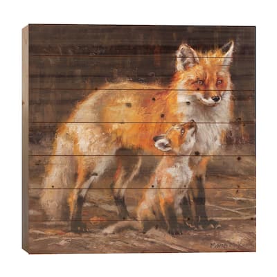 Admiration Print On Wood by Mark McKenna - Multi-Color