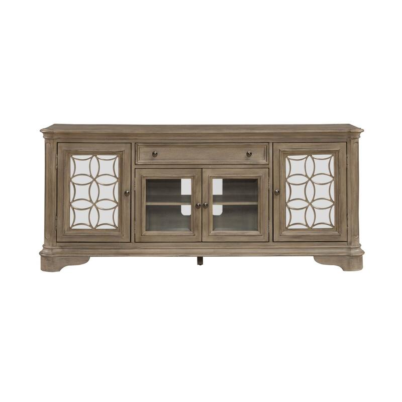 Magnolia Manor Mirrored Entertainment TV Stand - 2 Finishes