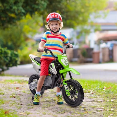 Kids Dirt Bike with Twist Grip Throttle, 12V Electric Motorcycle, Electric Bike