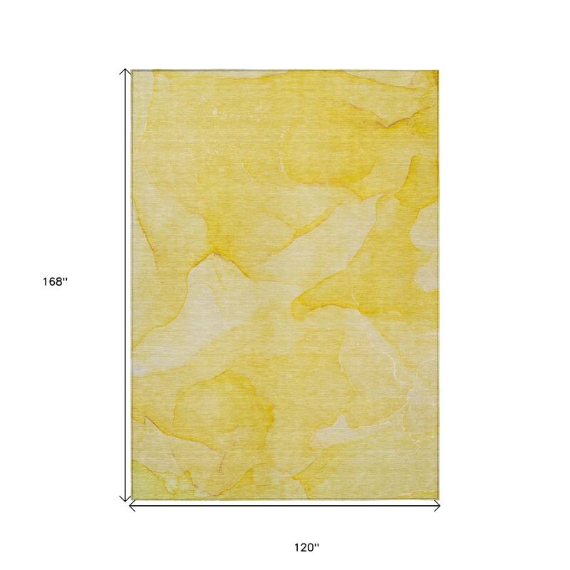 Dax Modern Art-Inspired Weather Resistant Blended Style Outdoor Rug