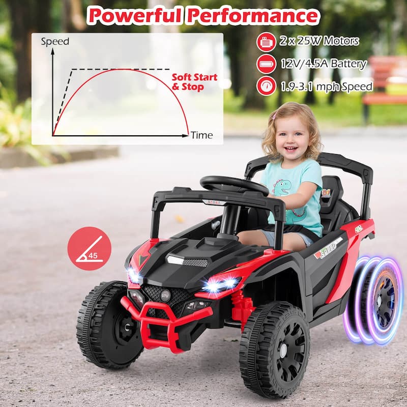 Honeyjoy 12V Kids Ride On Car Battery Powered Electric Remote Control - See Details