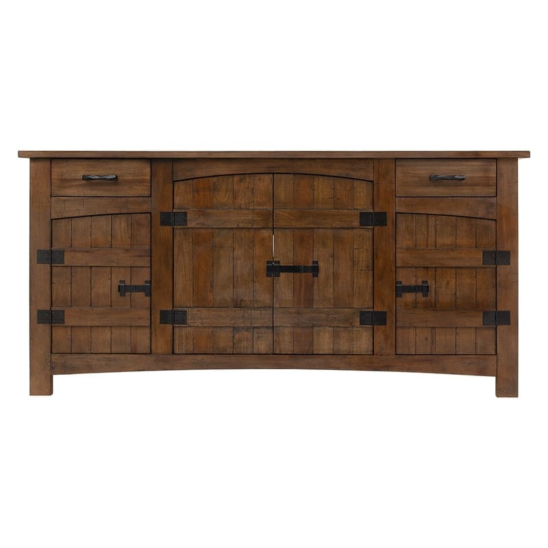 Hudson Dark Antique Bronze Large Cabinet - N/A