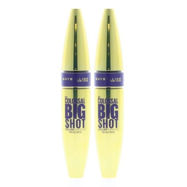 Shop Maybelline Volum Express The Colossal Big Shot Mascara Very Black 9 5 Ml 2 Pack Overstock 31511654