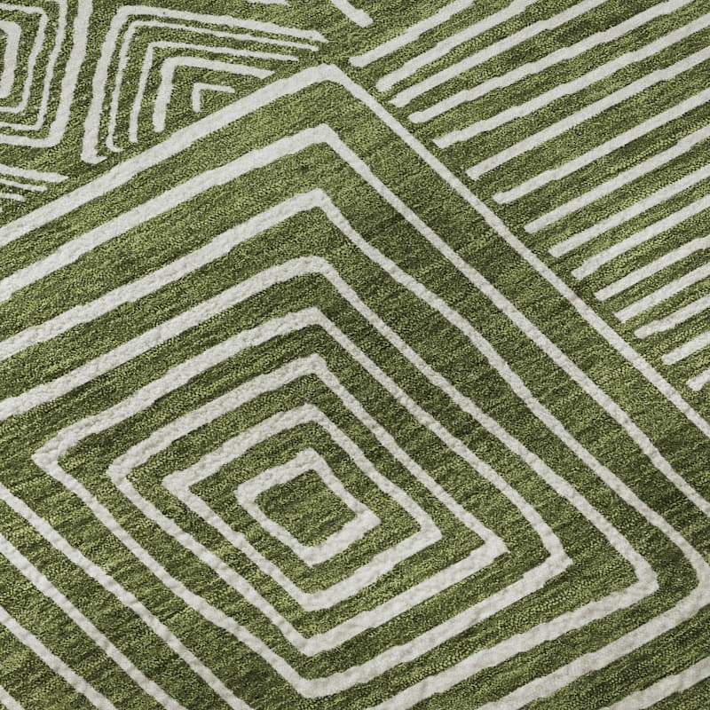 Premium Washable Super Soft Geo Motif Mayfield Rug