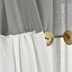 preview thumbnail 21 of 152, Lush Decor Linen Button Single Panel Window Curtain