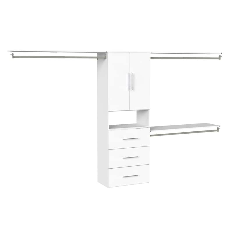 ClosetMaid SuiteSymphony Modern 3-Drawer 2-Door Hanging Closet System
