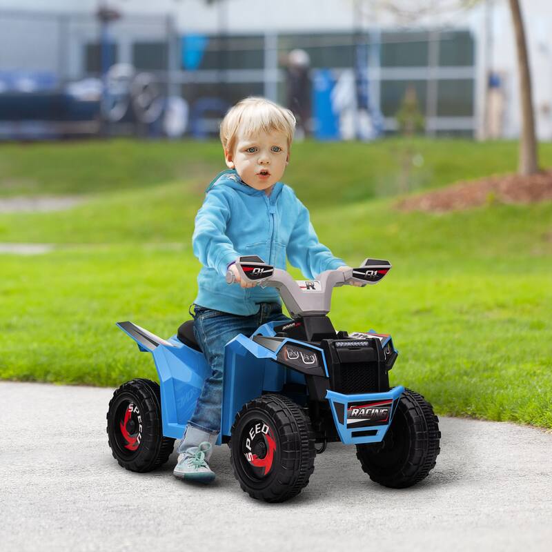 Kids 6V ATV Quad Ride-On with Safe Speed, Durable Wheels and Forward, Backward Movement for 18-36 Months