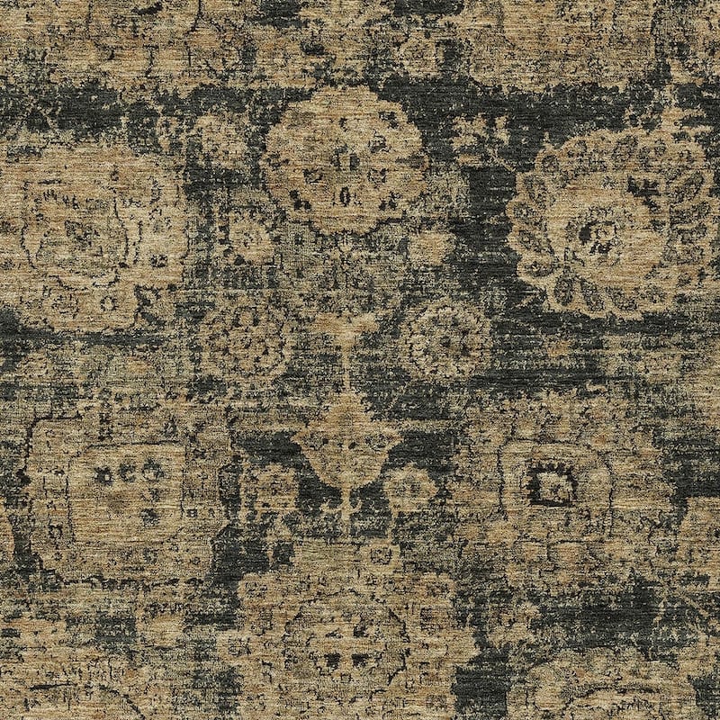 HomeRoots Floral Transitional Rectangle Outdoor Rug
