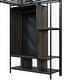 preview thumbnail 13 of 26, Metal Loft Bed with Full-length Guardrails, Built-in Wardrobe, Desk and Storage Shelves