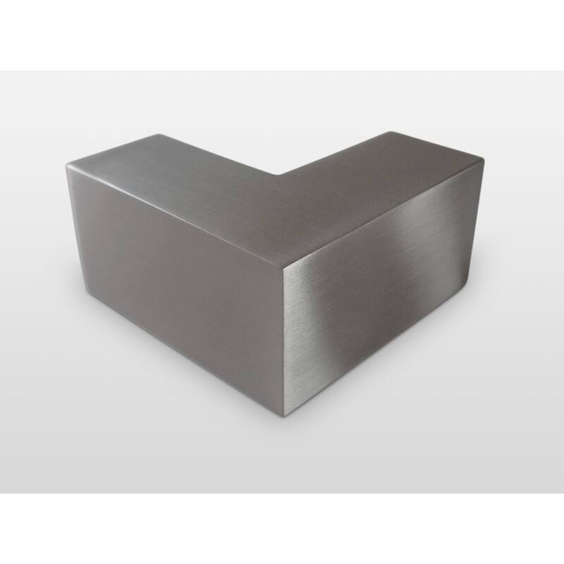 Glass Warehouse 78" x 41" x 43.5" Frameless 90 Degree Shower Enclosure - Wall Hinge