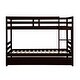 preview thumbnail 8 of 7, Tiwn Size Sturdy Pinewood Safety Design Bunk Bed with Twin Trundle