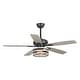 preview thumbnail 9 of 12, 52" Farmhouse Wood 5-Blade LED Ceiling Fan with Remote
