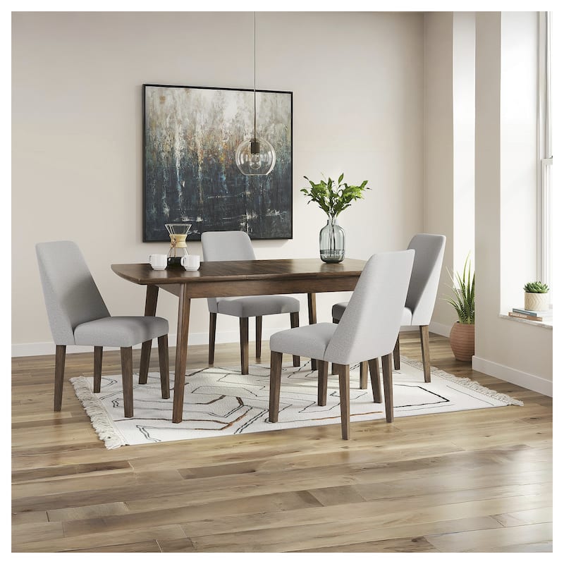 Signature Design by Ashley Lyncott Brown Rectangular Dining Butterfly Extension Table - 36"W x 48/64"D x 30"H