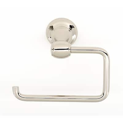 Alno Royale 5-1/2" W Euro Single Hook Slide On Toilet Paper Holder -