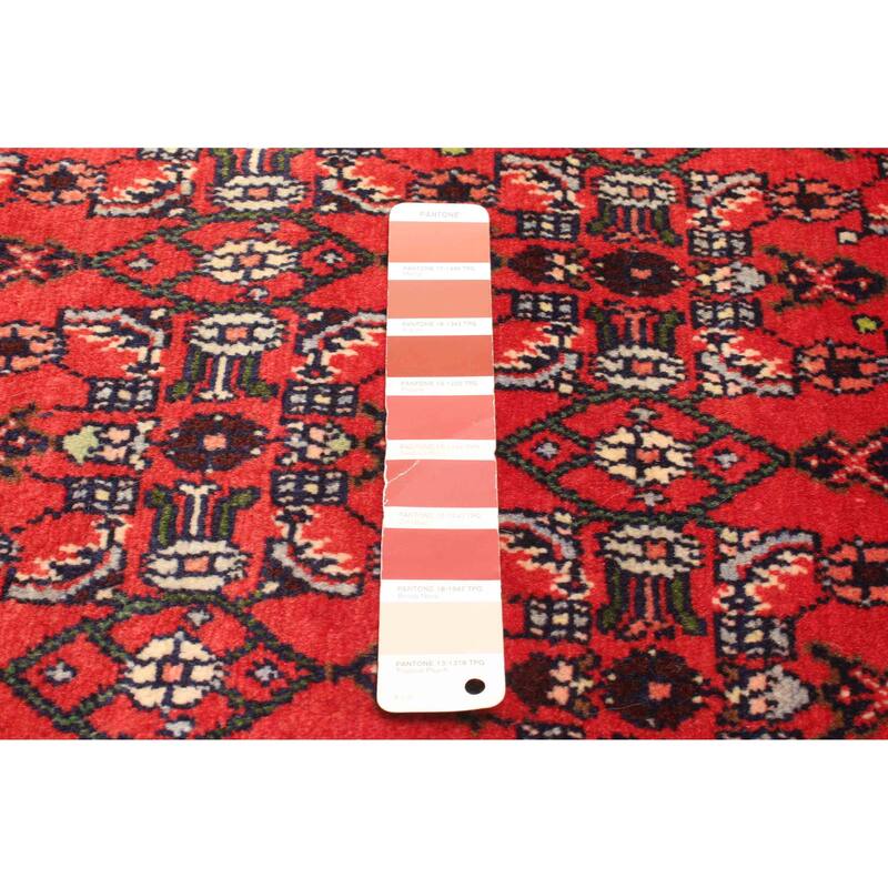 ECARPETGALLERY Hand-knotted Andelz Red Wool Rug - 2'9 x 6'11