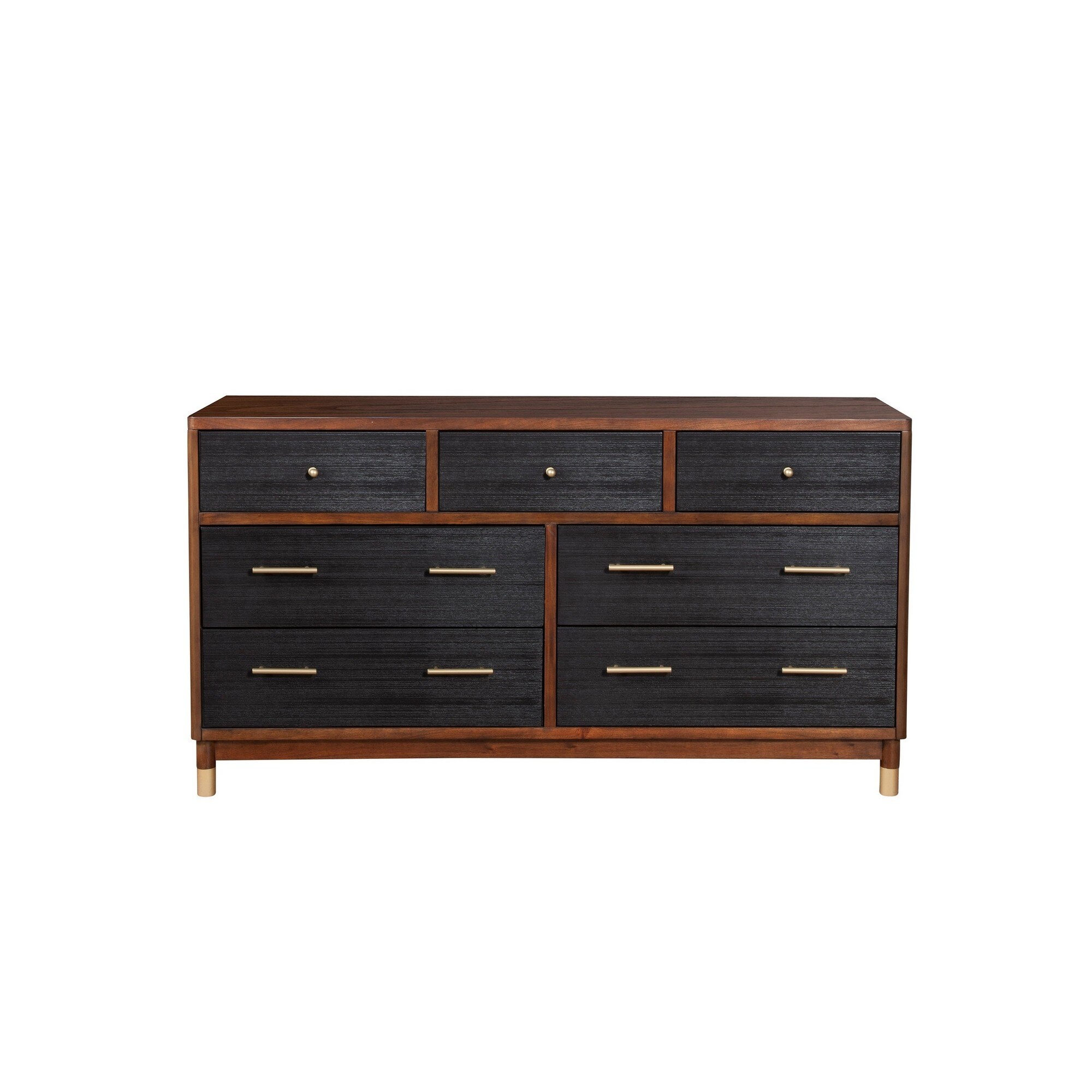 alexa 7 drawer dresser black West Elm Alexa Burnished 7-Drawer Dresser