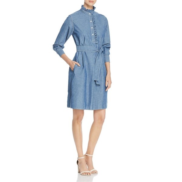tory burch denim dress
