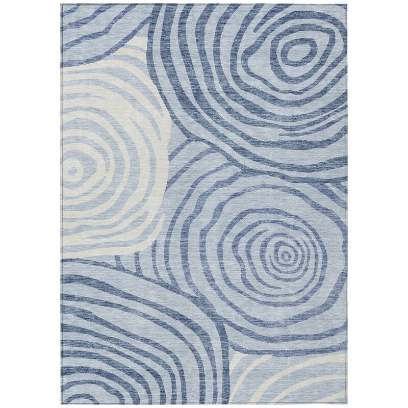 Machine Washable Indoor/ Outdoor Chantille Contemporary Dimensions Rug