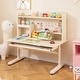 preview thumbnail 2 of 8, Gymax Kids Study Desk w/Tilt Desktop Retractable Book Stand & Pegboard