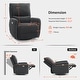 preview thumbnail 37 of 55, MCombo Power Swivel Rocker Recliner with Lumbar Support, Electric Nursery Glider Recliner Chair