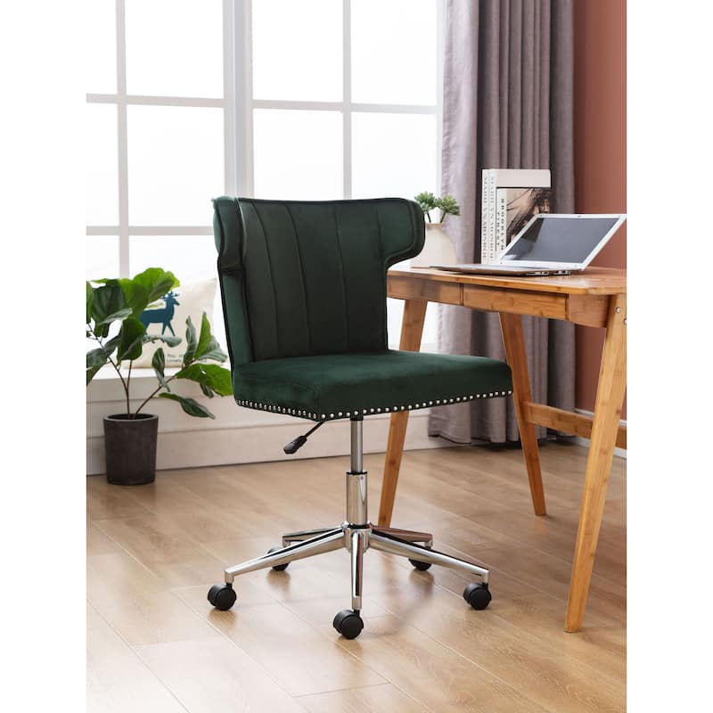 Porthos Home Cole Ergonomic Office Chair, Casters and Footers Both Included