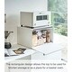 preview thumbnail 5 of 12, Yamazaki Home Bread Box - Two Styles, Steel, Horizontal, Holds 22.2 lbs - L 13.58 x W 15.75 x H 9.45 inches
