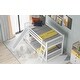 preview thumbnail 7 of 25, Twin over Twin Bunk Bed with Convertible Slide and Ladder