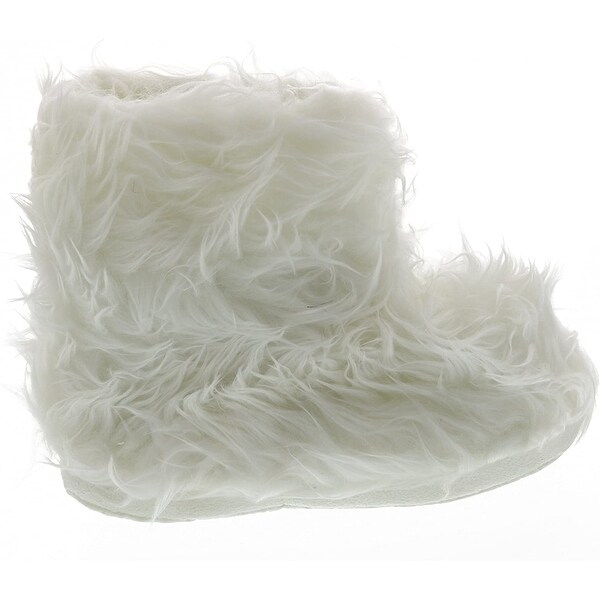 furry slipper boots