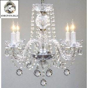 Swarovski Crystal Trimmed Chandelier Lighting Murano Venetian Style All Crystal Chandelier