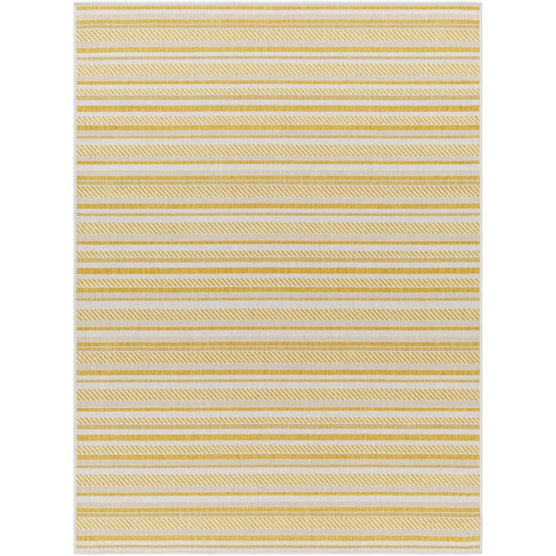 Livabliss Eagean Bohemian Stripe Outdoor Area Rug