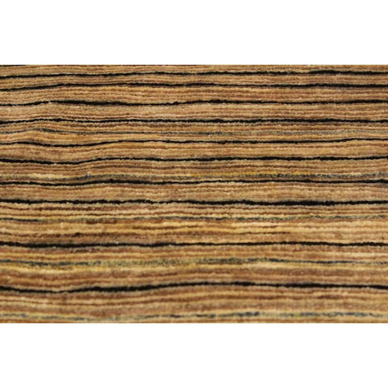 Boho Earthline Gabbeh Hand Knotted Wool Area Rug