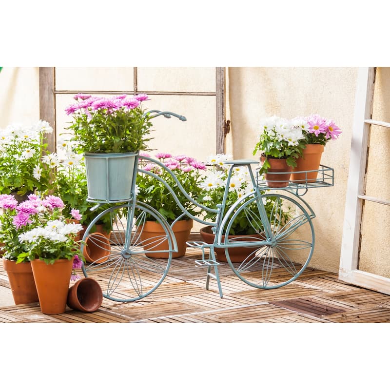 Large Bicycle Metal Planter