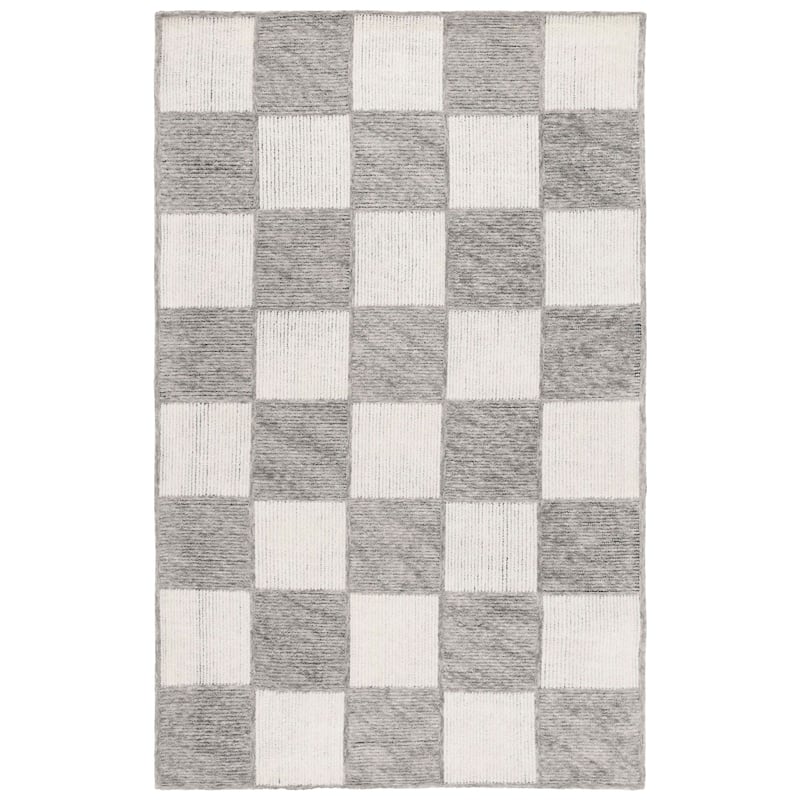 SAFAVIEH Handmade Ebony Ladda Wool Rug