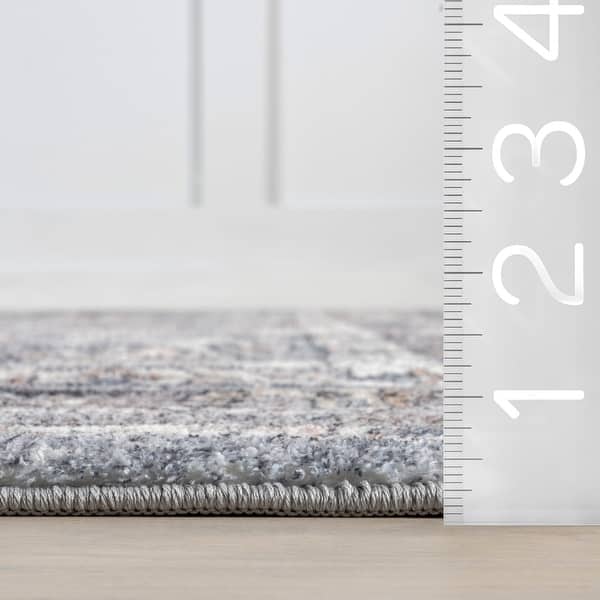 dimension image slide 1 of 2, Nuloom Tahlea Medallion Machine Washable Area Rug