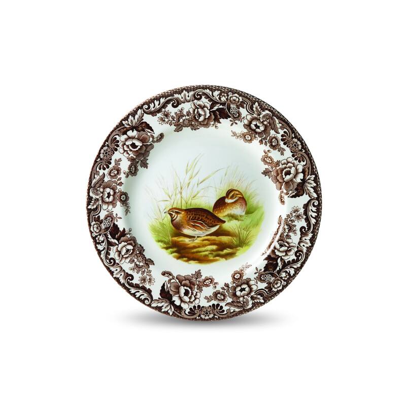 Spode Woodland Salad Plate - 8 Inch - Quail