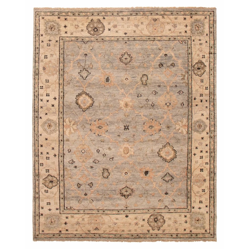 ECARPETGALLERY Hand-knotted Jules Serapi Grey Wool Rug - 8'1 x 9'11 - Grey - 8'1 x 9'11