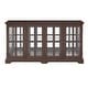 preview thumbnail 79 of 106, GDFStudio - Traditional Storage Curio Cabinet with Tempered Glass Doors and Lighted Display