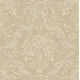 preview thumbnail 1 of 4, Seabrook Designs Roosa Floral Damask Unpasted Wallpaper 20.5 in. W x 33 ft. L - Metallic Tan