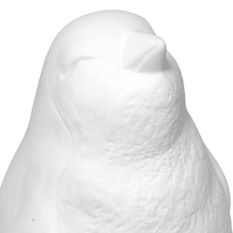 Polar Penguin Porcelain Table Lamp - 10.25" - White
