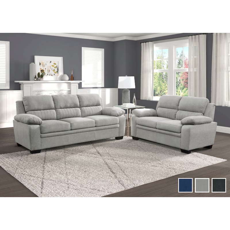 Onofre 2-Piece Fabric Living Room Sofa Set