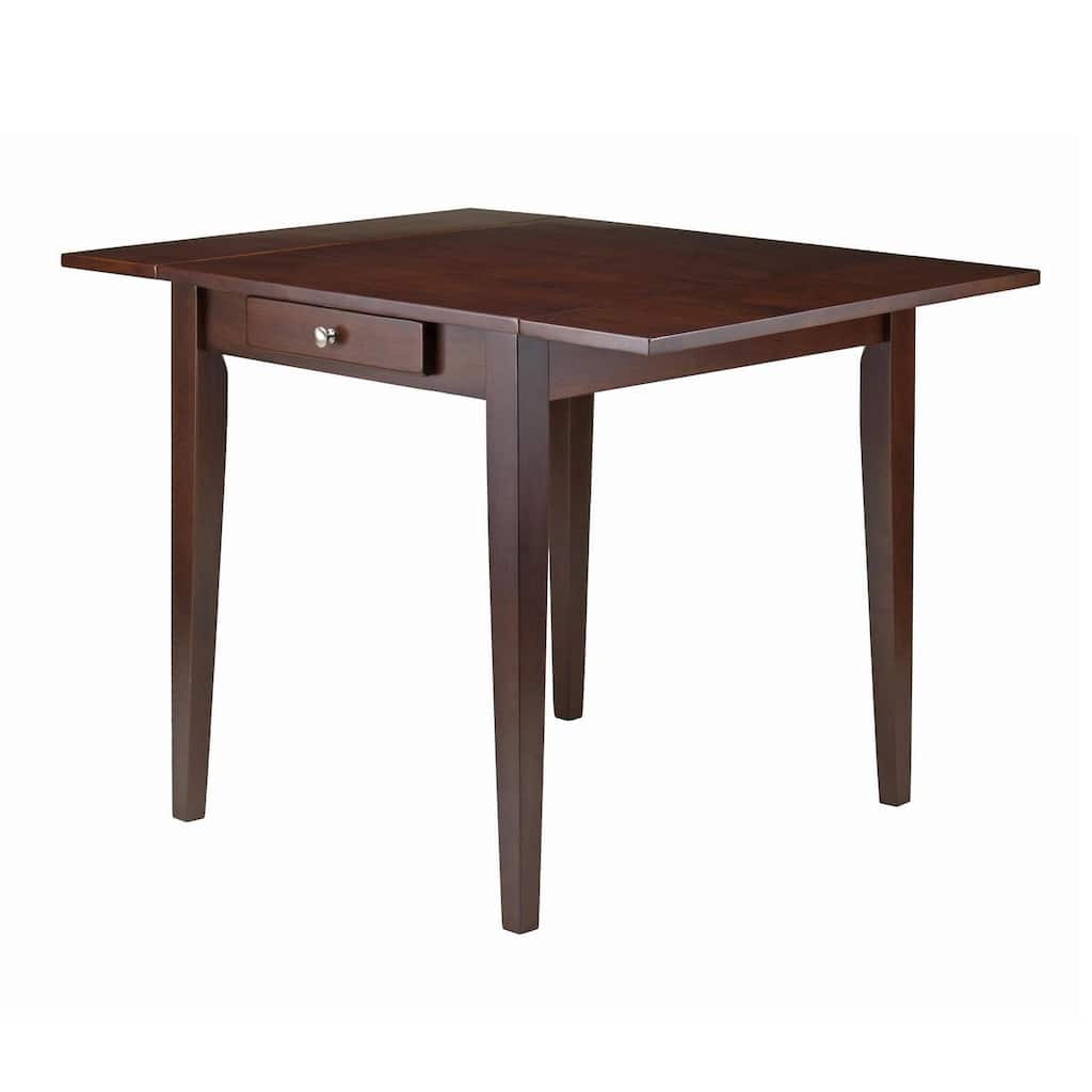 Drop Leaf Dining Table - Solid Wood Table with Drawer - Versatile Dining Table for Kitchen or Dining Room - 30.55
