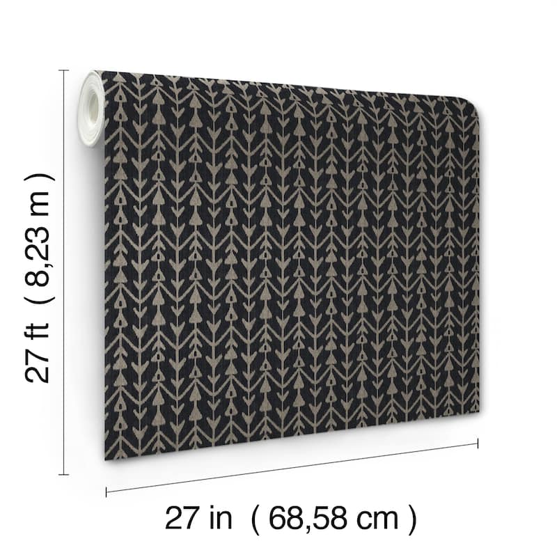 Soissons Martigue Stripe 27 In W X 27 Ft L Wallpaper