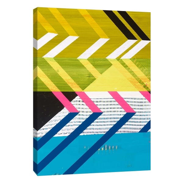 PTM Images 9-108841 PTM Canvas Collection 10" x 8" - "Lenticular C" Giclee Abstract Art Print on Canvas