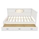preview thumbnail 11 of 11, L-Shaped Bed Frame with 3 Drawers, Led Downlight and USB Port聽